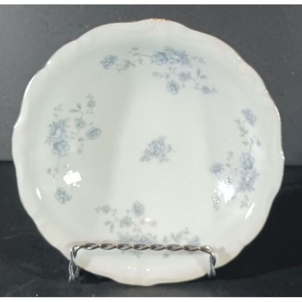 BLUE GARLAND FRUIT DESSERT SAUCE BOWL JOHANN HAVILAND Bavaria Germany 5in